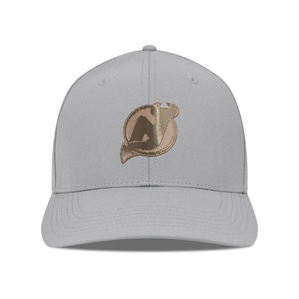 New Jersey Devils Levelwear Rise Copper Insignia Flex Hat - Gray | NHL on sale