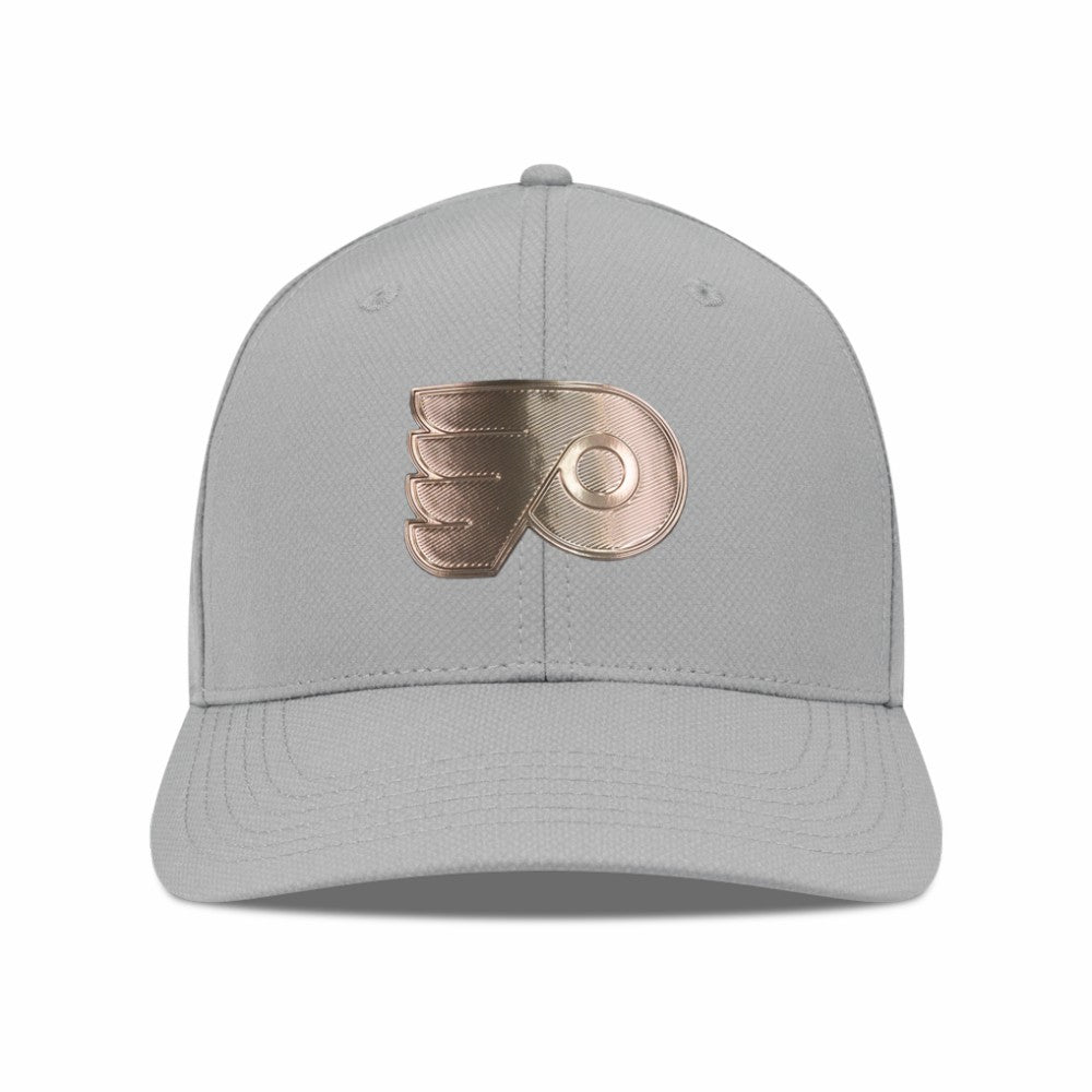 Philadelphia Flyers Levelwear Rise Copper Insignia Flex Hat - Gray | NHL sale