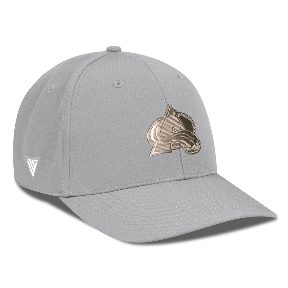 Colorado Avalanche Levelwear Rise Copper Insignia Flex Hat - Gray | NHL sale