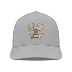 Chicago Blackhawks Levelwear Rise Copper Insignia Flex Hat - Gray | NHL Lifestyle
