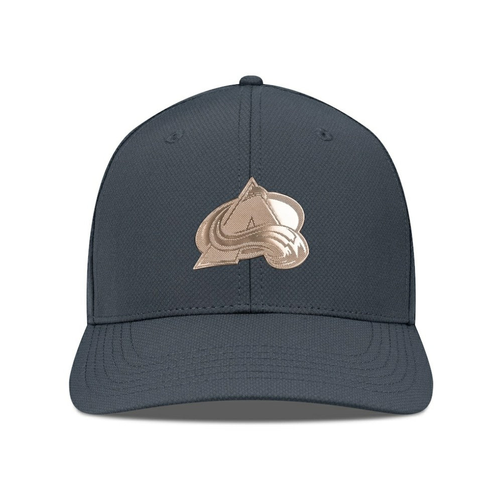 Colorado Avalanche Levelwear Rise Copper Insignia Flex Hat - Charcoal | NHL online