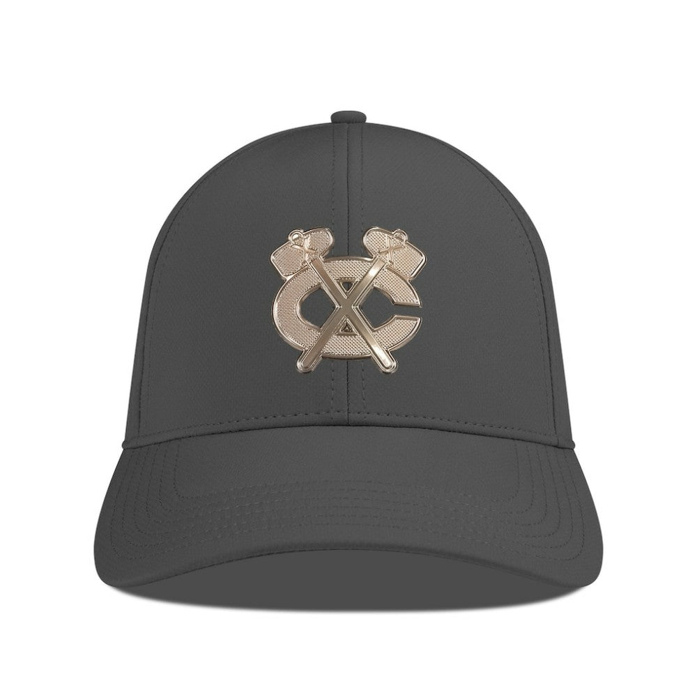 Chicago Blackhawks Levelwear Ascend Copper Insignia Vented Adjustable Hat - Charcoal | NHL near me