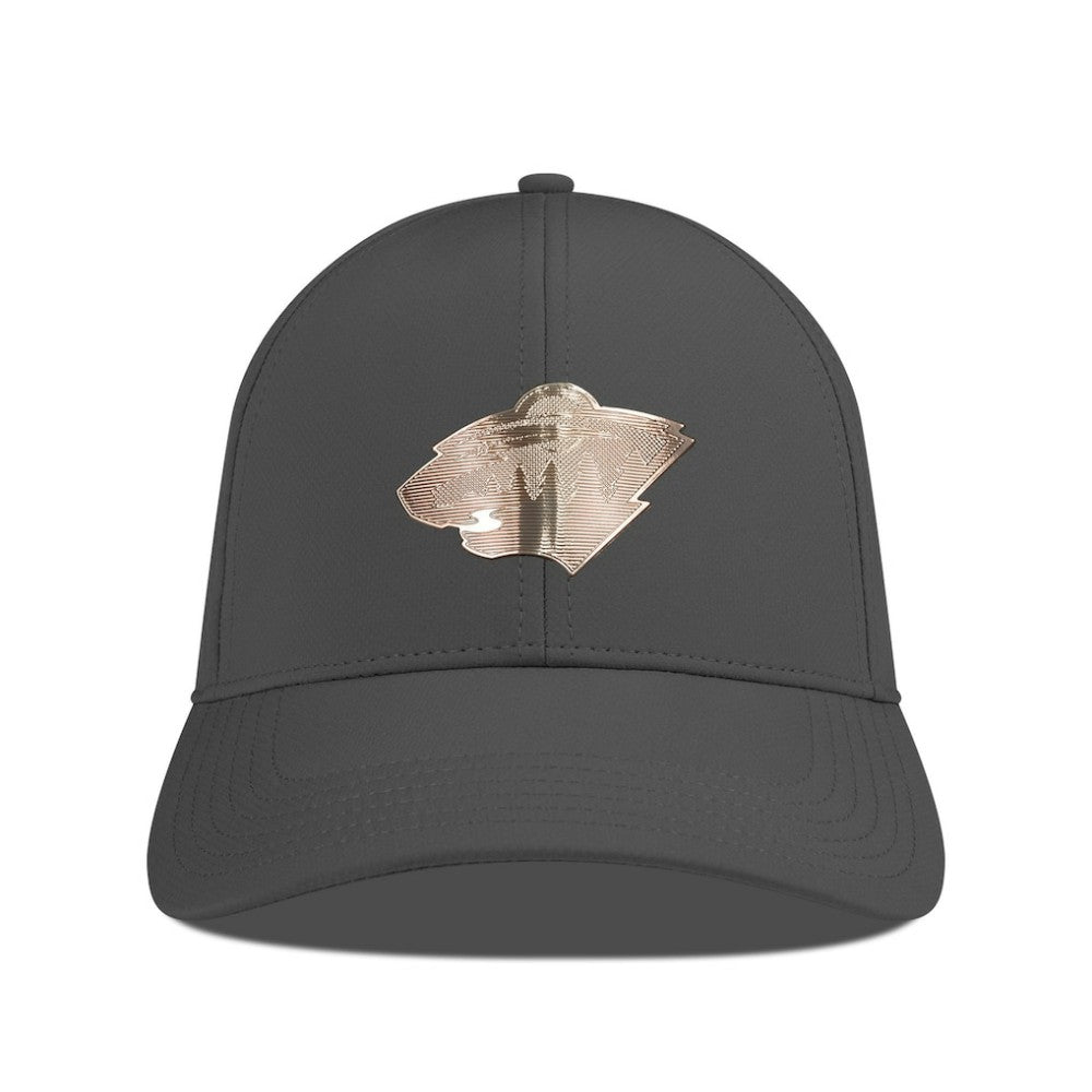 Minnesota Wild Levelwear Ascend Copper Insignia Vented Adjustable Hat - Charcoal | NHL discount