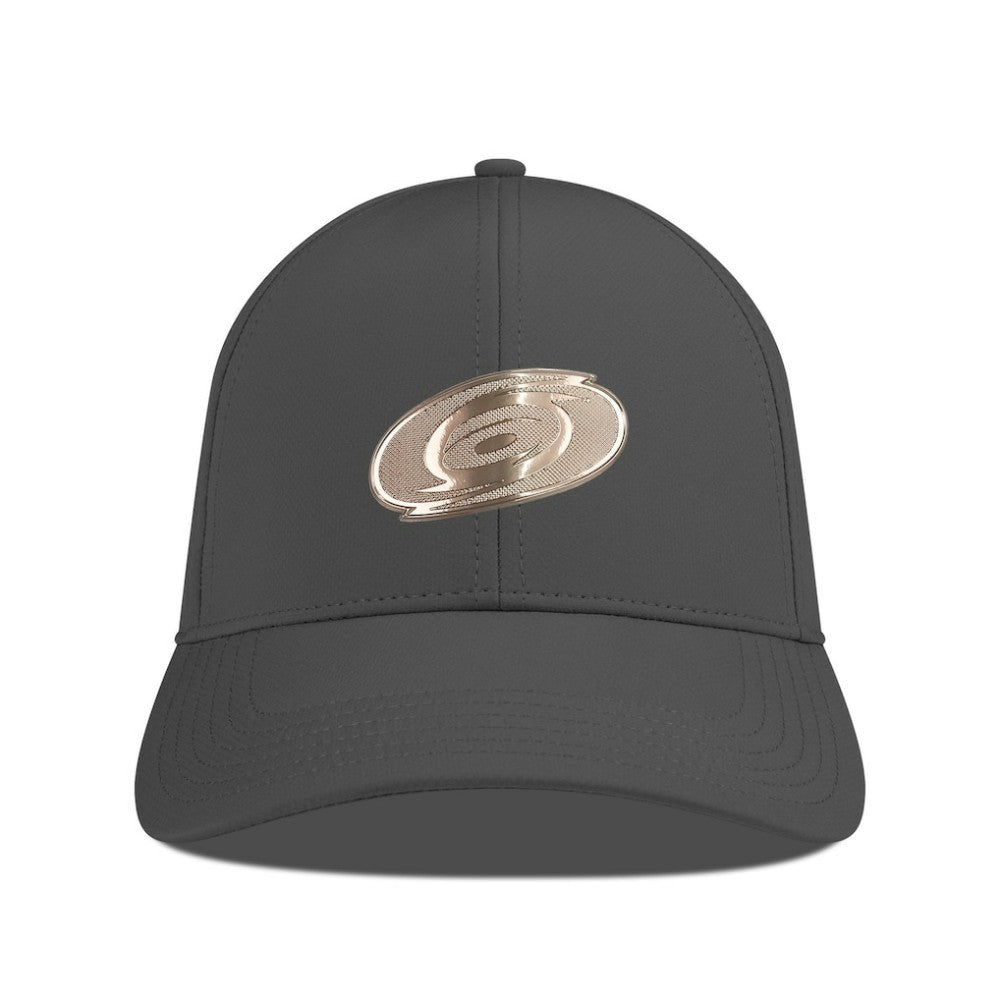 Carolina Hurricanes Levelwear Ascend Copper Insignia Vented Adjustable Hat - Charcoal | NHL Lifestyle