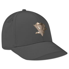 Pittsburgh Penguins Levelwear Ascend Copper Insignia Vented Adjustable Hat - Charcoal | NHL online