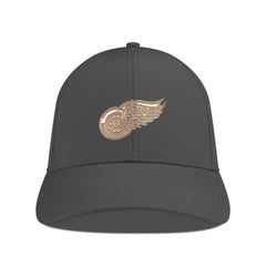 Detroit Red Wings Levelwear Ascend Copper Insignia Vented Adjustable Hat - Charcoal | NHL Clearance