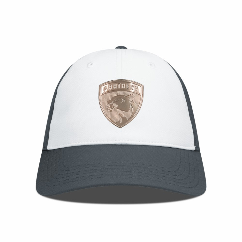 Florida Panthers Levelwear Endure Copper Insignia Adjustable Hat - White/Charcoal | NHL Lifestyle