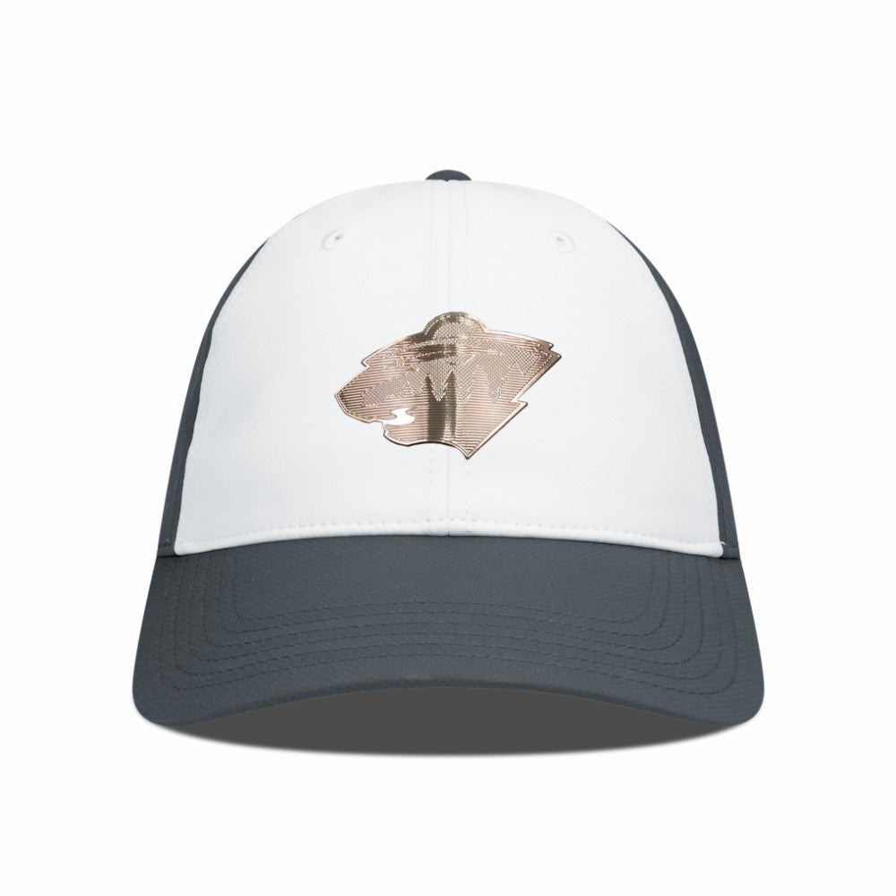 Minnesota Wild Levelwear Endure Copper Insignia Adjustable Hat - White/Charcoal | NHL online