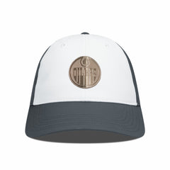 Edmonton Oilers Levelwear Endure Copper Insignia Adjustable Hat - White/Charcoal | NHL discount