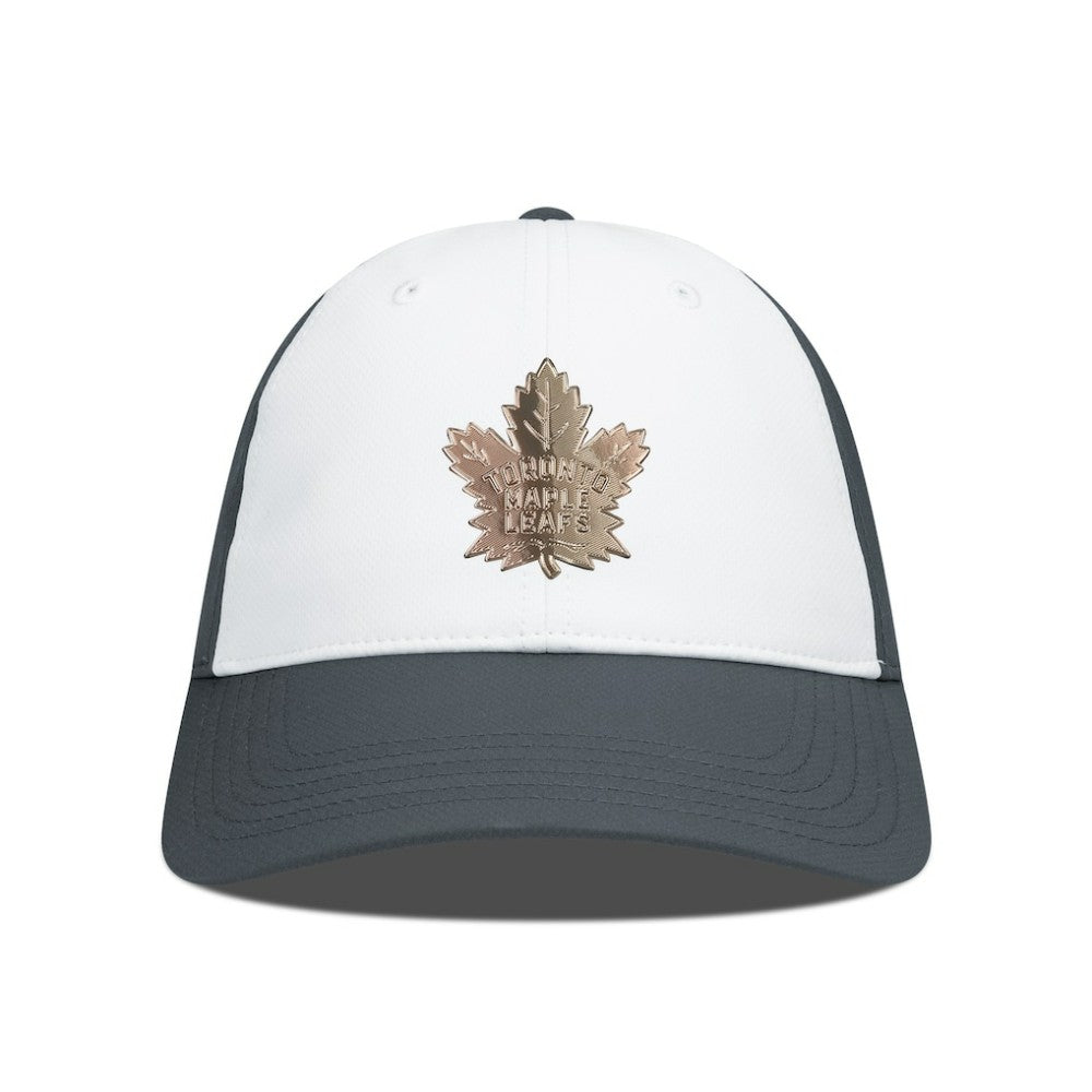 Toronto Maple Leafs Levelwear Endure Copper Insignia Adjustable Hat - White/Charcoal | NHL sale