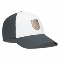 Vegas Golden Knights Levelwear Endure Copper Insignia Adjustable Hat - White/Charcoal | NHL Clearance