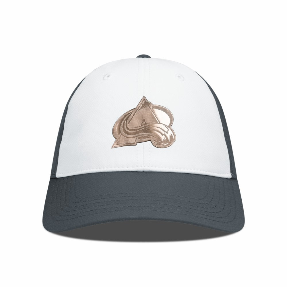Colorado Avalanche Levelwear Endure Copper Insignia Adjustable Hat - White/Charcoal | NHL discount