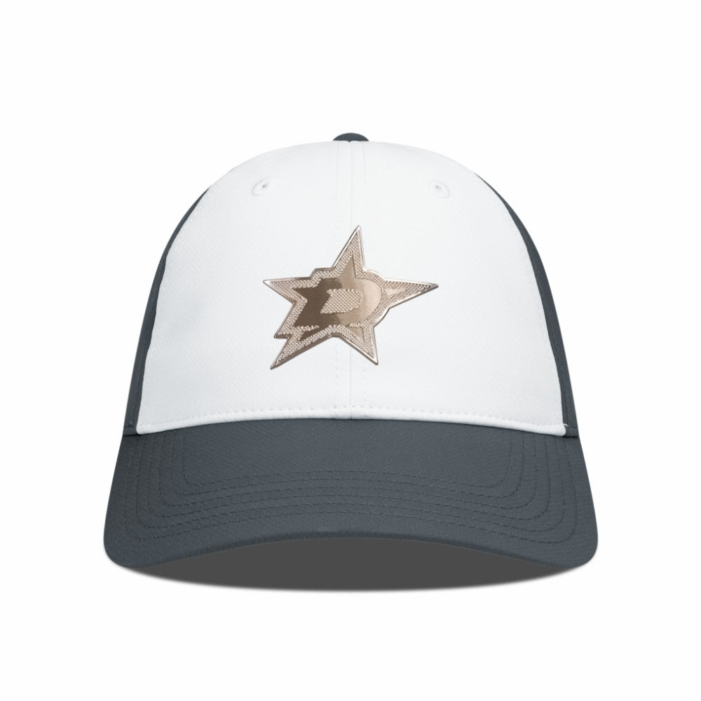 Dallas Stars Levelwear Endure Copper Insignia Adjustable Hat - White/Charcoal | NHL Clearance