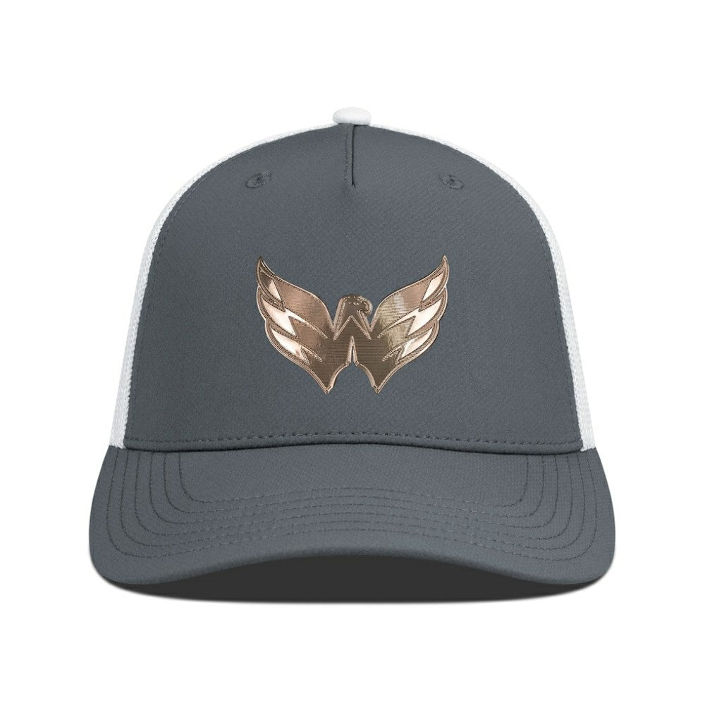 Washington Capitals Levelwear Signal Copper Insignia Trucker Adjustable Hat - Charcoal/White | NHL on sale