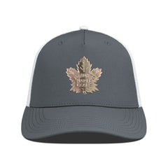 Toronto Maple Leafs Levelwear Signal Copper Insignia Trucker Adjustable Hat - Charcoal/White | NHL on sale
