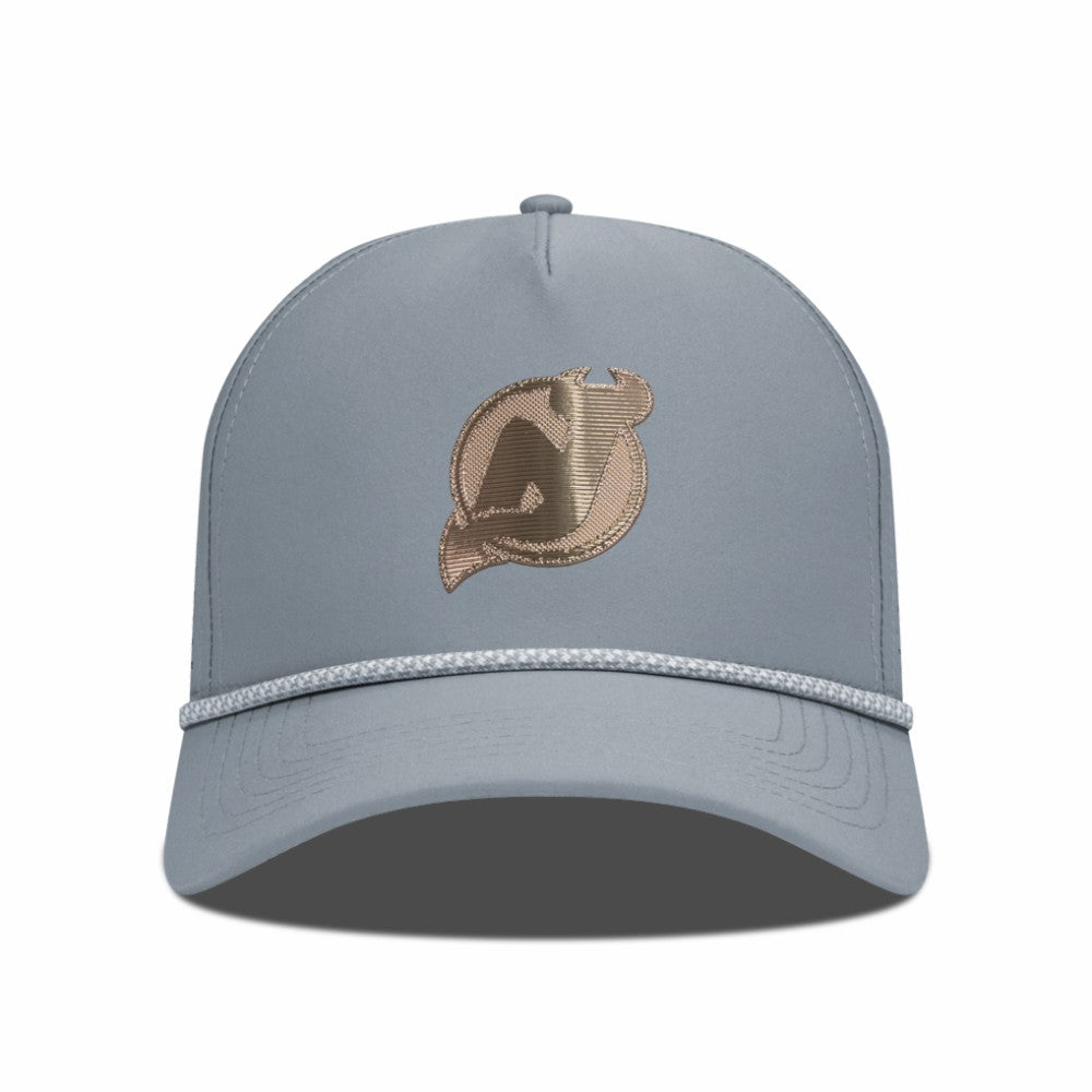 New Jersey Devils Levelwear Gordon Copper Insignia Vented Adjustable Hat - Gray | NHL on sale