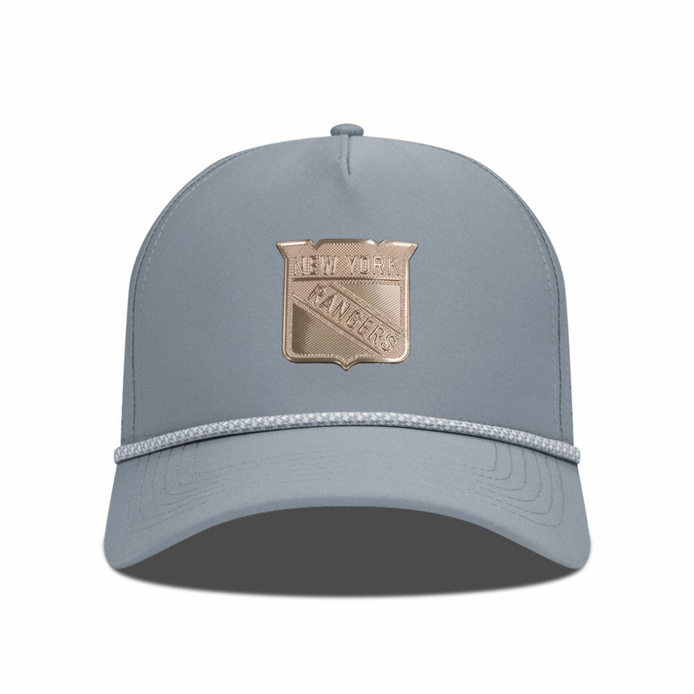 New York Rangers Levelwear Gordon Copper Insignia Vented Adjustable Hat - Gray | NHL online