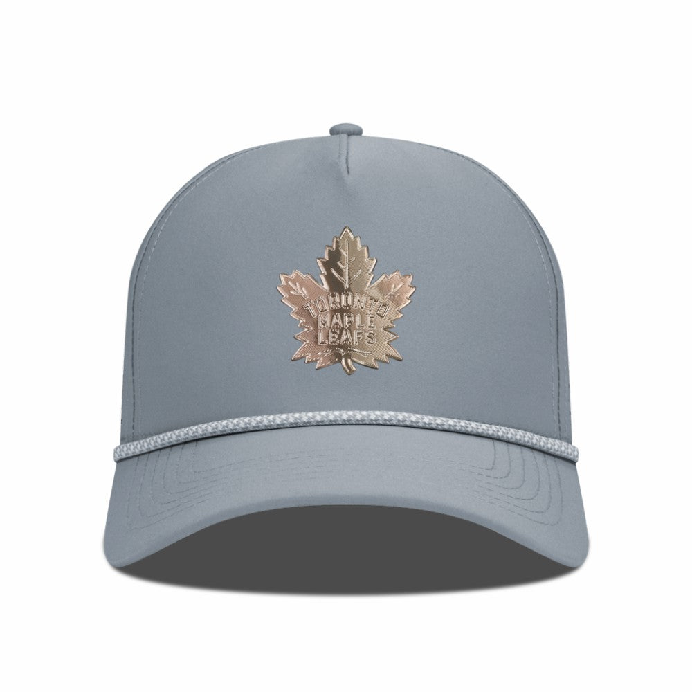 Toronto Maple Leafs Levelwear Gordon Copper Insignia Vented Adjustable Hat - Gray | NHL near me