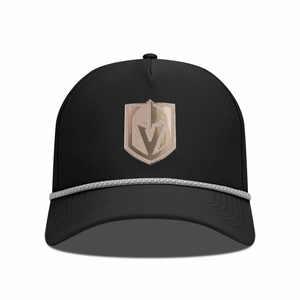 Vegas Golden Knights Levelwear Gordon Copper Insignia Vented Adjustable Hat - Black | NHL near me
