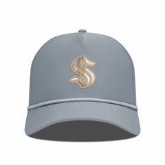 Seattle Kraken Levelwear Gordon Copper Insignia Vented Adjustable Hat - Gray | NHL online