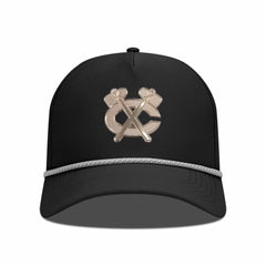 Chicago Blackhawks Levelwear Gordon Copper Insignia Vented Adjustable Hat - Black | NHL online