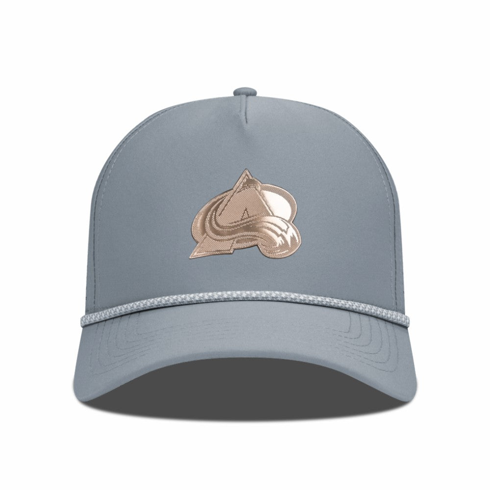 Colorado Avalanche Levelwear Gordon Copper Insignia Vented Adjustable Hat - Gray | NHL Clearance