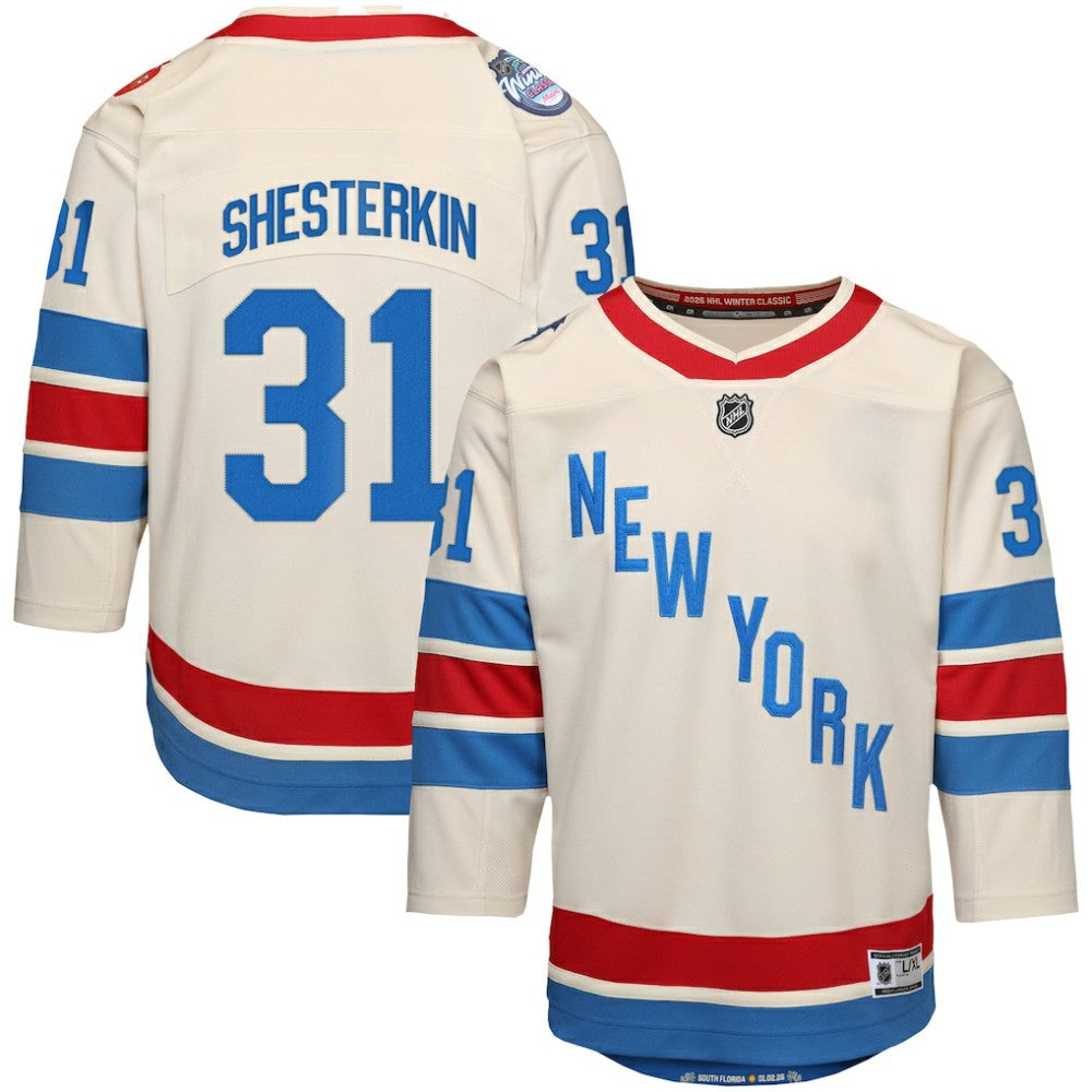 Igor Shesterkin New York Rangers Outerstuff Youth 2026 NHL Winter Classic Premier Jersey - White | NHL online
