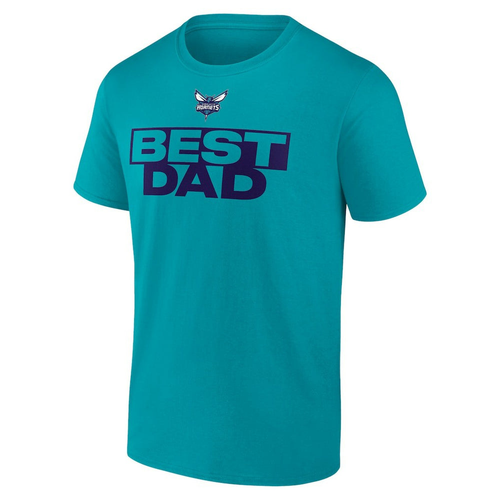 Charlotte Hornets Greatest Dad T-Shirt Teal