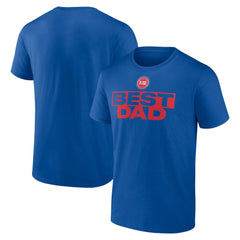 Detroit Pistons Greatest Dad T-Shirt Blue