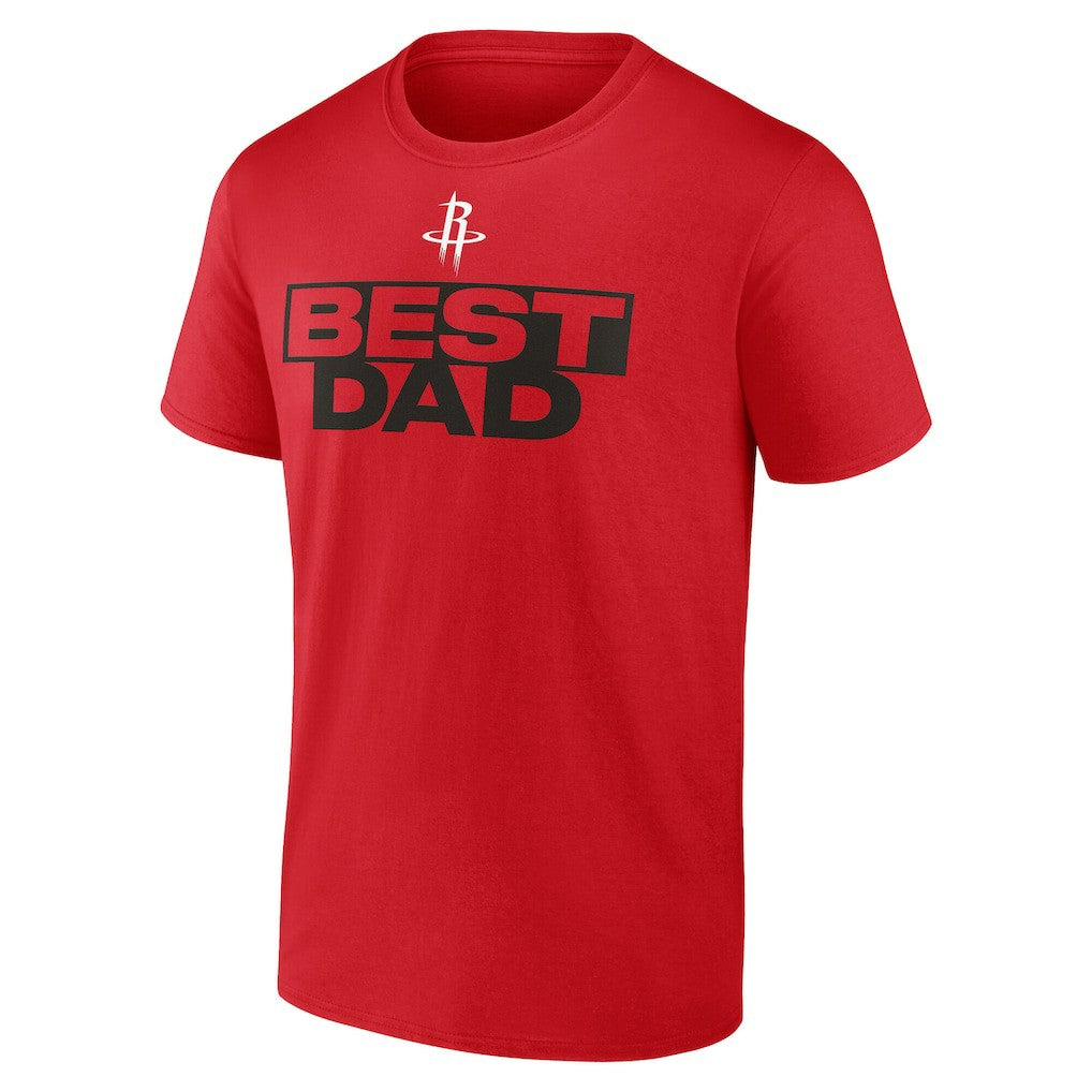 Houston Rockets Greatest Dad T-Shirt Red