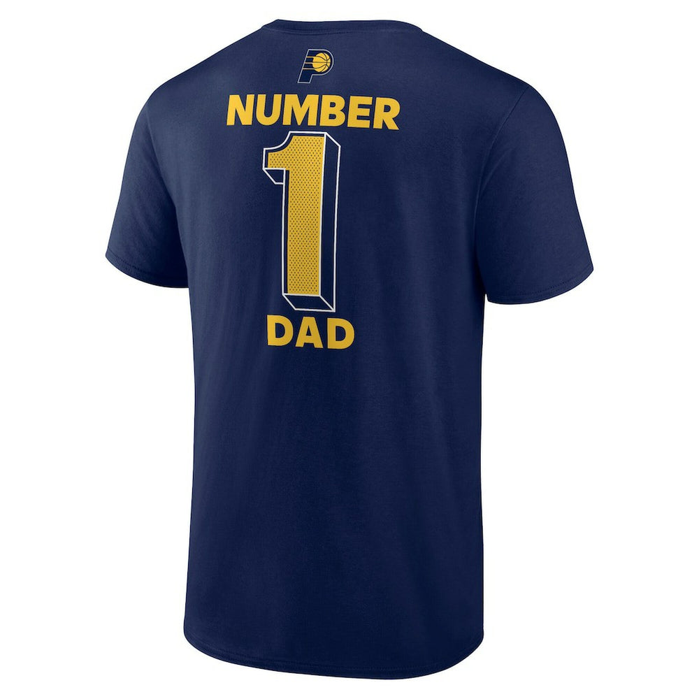 Indiana Pacers #1 Dad Jersey T-Shirt Navy