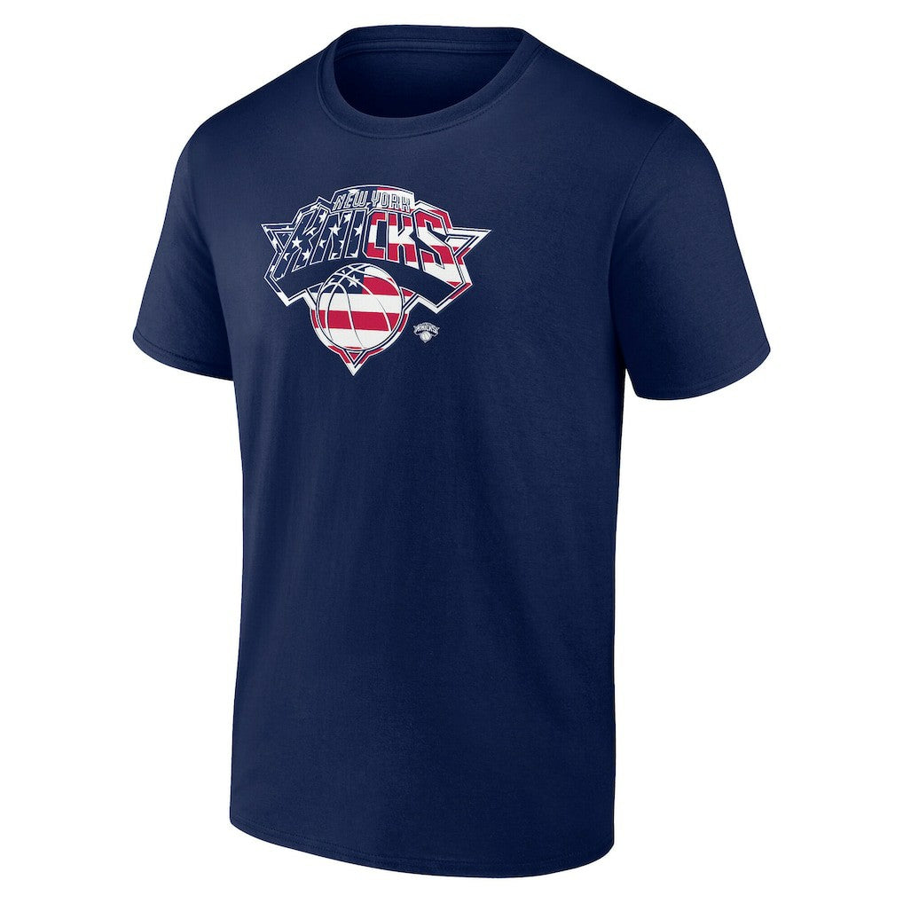 New York Knicks Flag Logo T-Shirt Navy