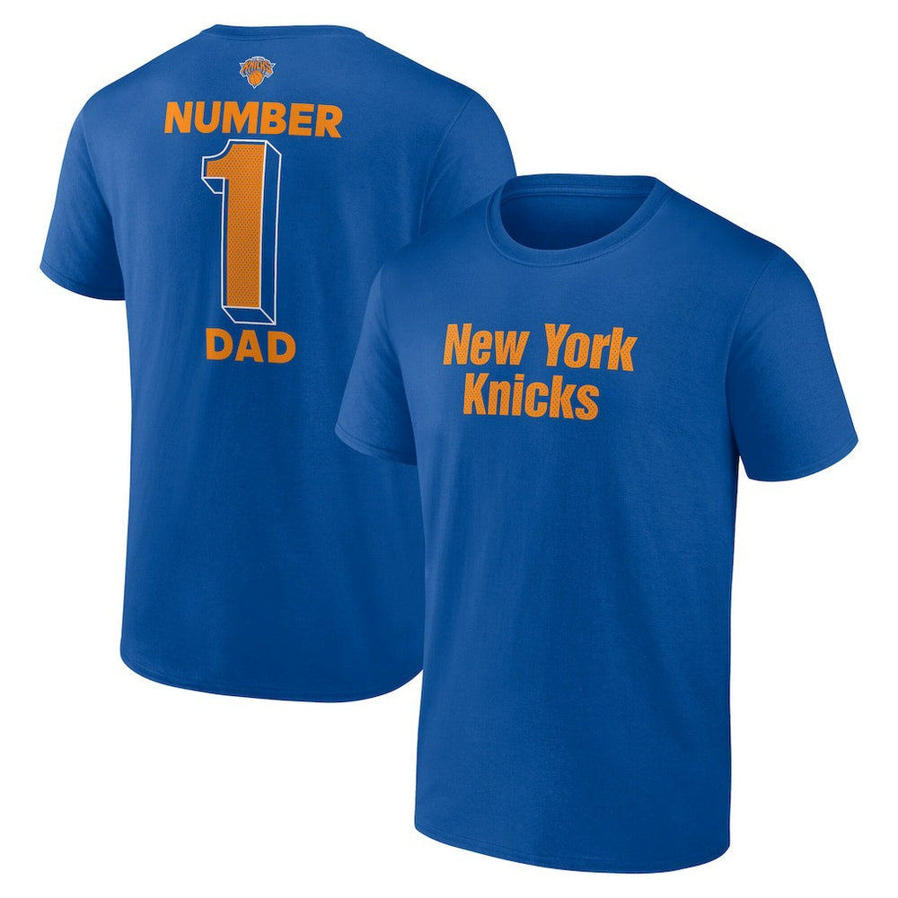 New York Knicks #1 Dad Jersey T-Shirt Blue