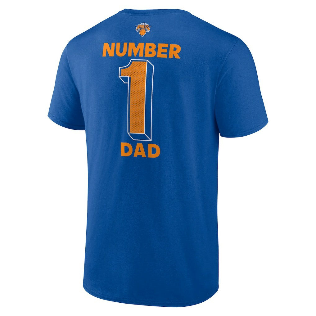 New York Knicks #1 Dad Jersey T-Shirt Blue