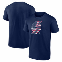 Portland Trail Blazers Flag Logo T-Shirt Navy