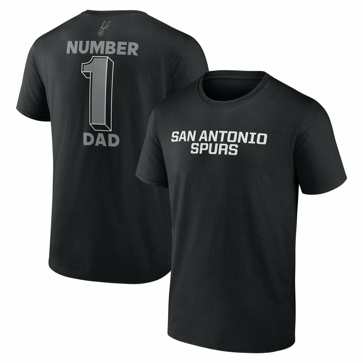 San Antonio Spurs #1 Dad Jersey T-Shirt Black