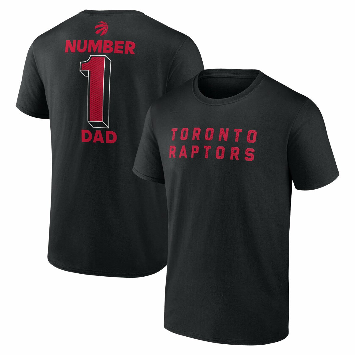 Toronto Raptors #1 Dad Jersey T-Shirt Black