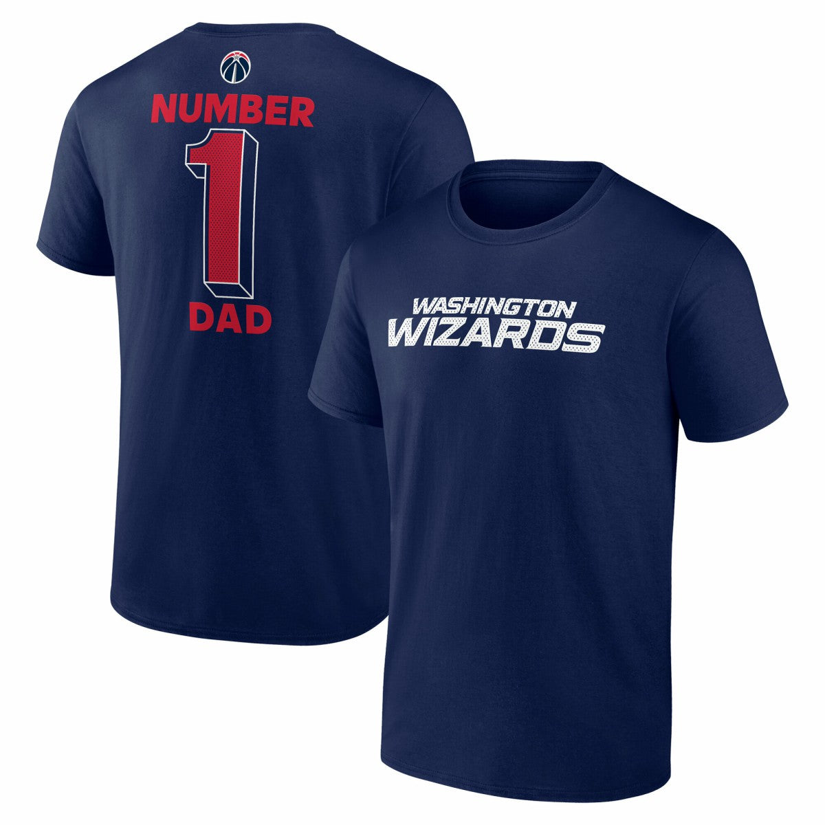Washington Wizards #1 Dad Jersey T-Shirt Navy