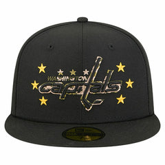 Washington Capitals New Era Military Appreciation Digital Camo Stars 59FIFTY Fitted Hat - Black | New Era discount