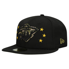 Minnesota Wild New Era Military Appreciation Digital Camo Stars 59FIFTY Fitted Hat - Black | New Era online