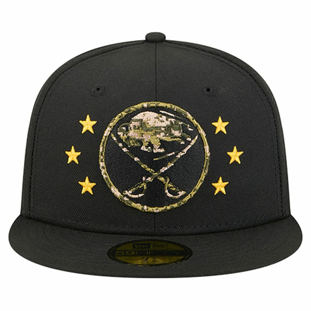 Buffalo Sabres New Era Military Appreciation Digital Camo Stars 59FIFTY Fitted Hat - Black | New Era on sale