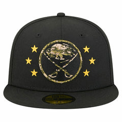 Buffalo Sabres New Era Military Appreciation Digital Camo Stars 59FIFTY Fitted Hat - Black | New Era on sale