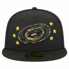 Carolina Hurricanes New Era Military Appreciation Digital Camo Stars 59FIFTY Fitted Hat - Black | New Era discount