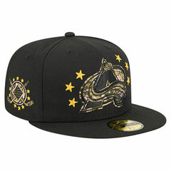 Colorado Avalanche New Era Military Appreciation Digital Camo Stars 59FIFTY Fitted Hat - Black | New Era near me