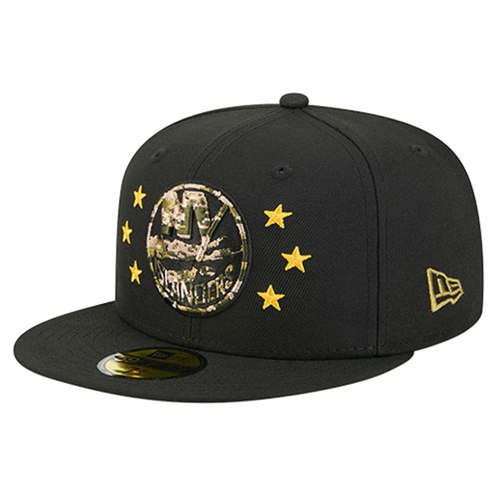New York Islanders New Era Military Appreciation Digital Camo Stars 59FIFTY Fitted Hat - Black | New Era Clearance