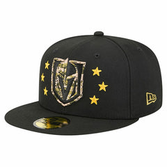 Vegas Golden Knights New Era Military Appreciation Digital Camo Stars 59FIFTY Fitted Hat - Black | New Era on sale