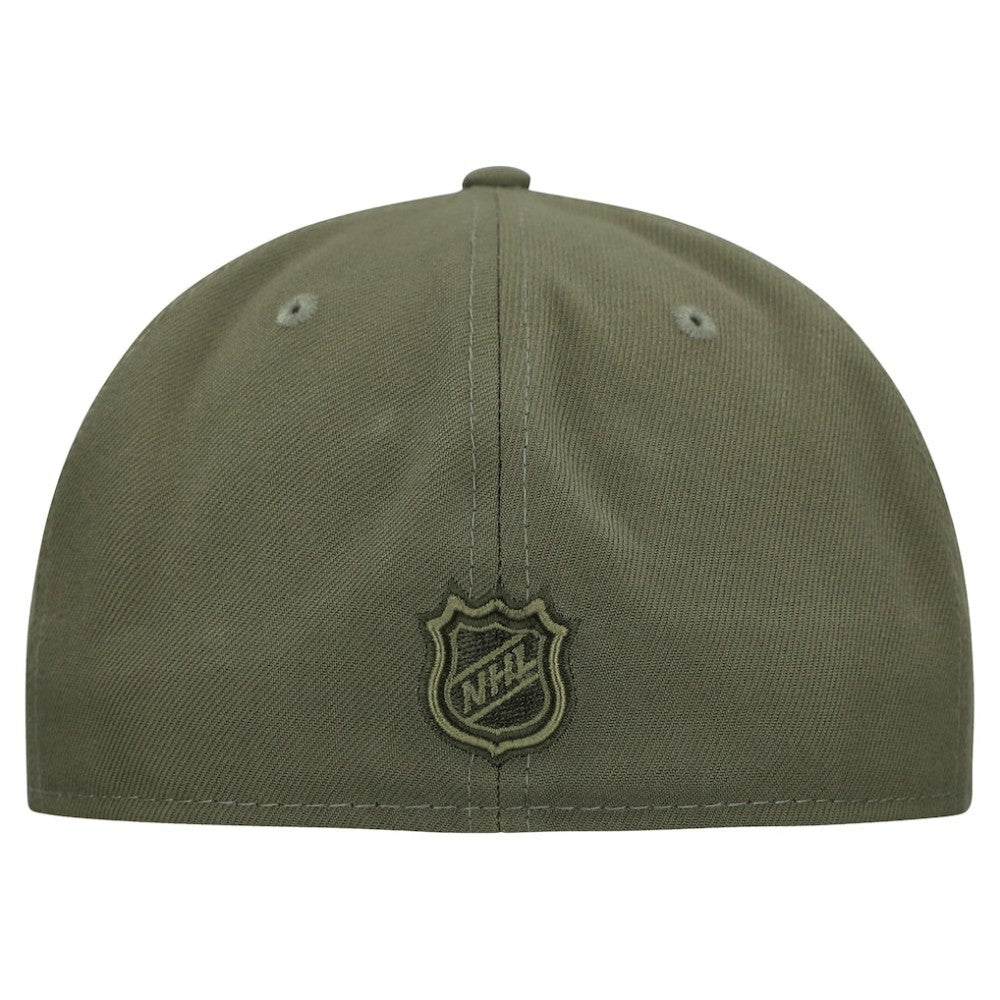 Minnesota Wild New Era Military Appreciation Flag 59FIFTY Fitted Hat - Olive | New Era on sale