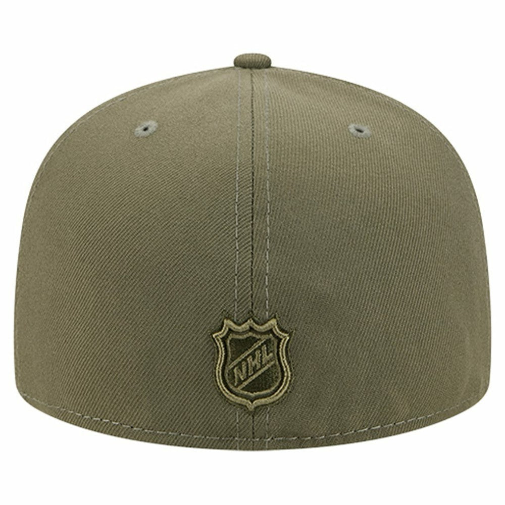 Boston Bruins New Era Military Appreciation Flag 59FIFTY Fitted Hat - Olive | New Era Lifestyle