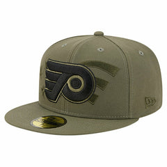 Philadelphia Flyers New Era Military Appreciation Flag 59FIFTY Fitted Hat - Olive | New Era online