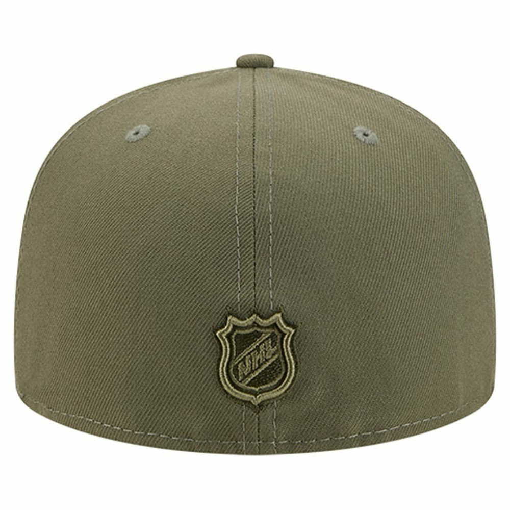 Tampa Bay Lightning New Era Military Appreciation Flag 59FIFTY Fitted Hat - Olive | New Era Clearance
